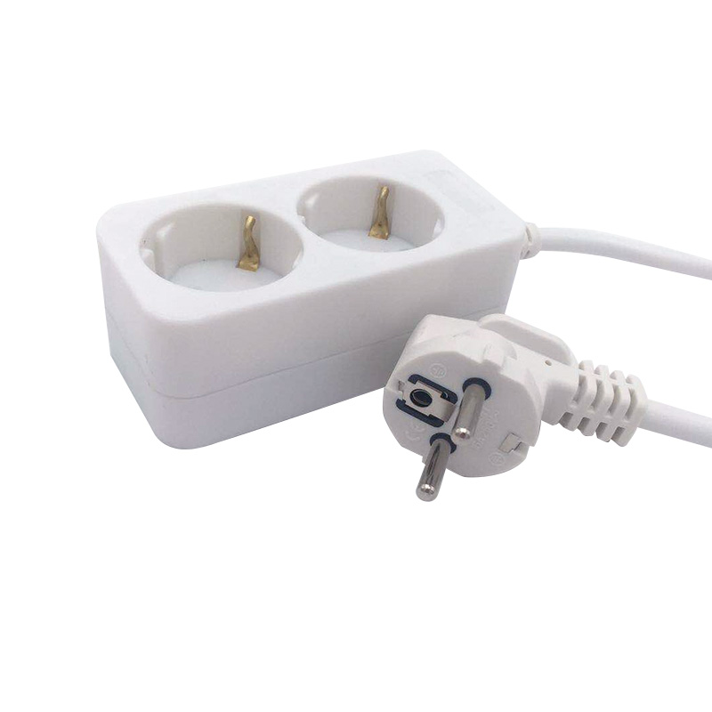 Anti-oxidação 2 tomadas Soquete padrão da UE sem interruptor Anti-oxidação 2 tomadas Soquete padrão da UE sem interruptor