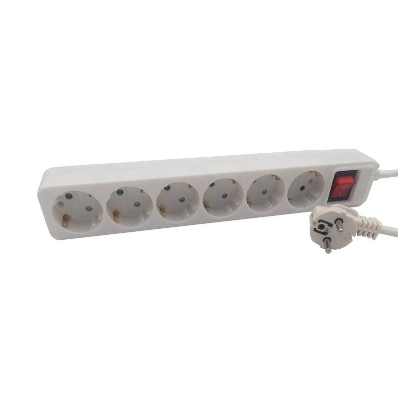 Concise 6 pontos de venda Socket Socket com interruptor